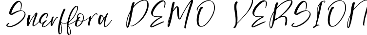 Snerffora DEMO VERSION font | Snerffora-Italic-DEMO-VERSION.otf