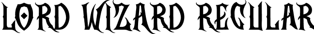 LORD WIZARD Regular font | LORD WIZARD.otf