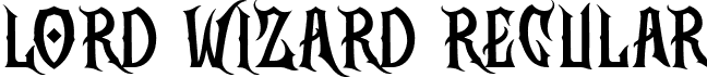 LORD WIZARD Regular font | LORD WIZARD.ttf