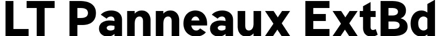 LT Panneaux ExtBd font | ltpanneaux-extrabold.ttf