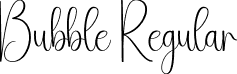 Bubble Regular font | bubble.otf