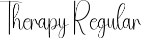 Therapy Regular font | Therapy.otf