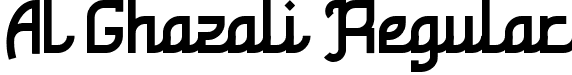 Al Ghazali Regular font | Al-Ghazali.ttf