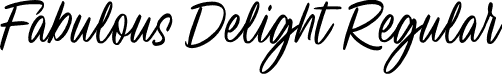 Fabulous Delight Regular font | FabulousDelight-Regular.otf