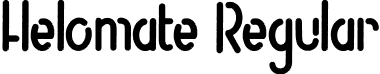 Helomate Regular font | Helomate.ttf