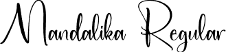 Mandalika Regular font | Mandalika.otf