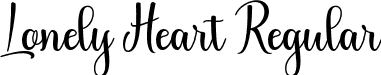 Lonely Heart Regular font | Lonely-Heart.otf