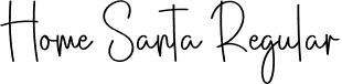 Home Santa Regular font | Home-Santa.otf