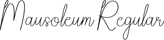 Mausoleum Regular font | Mausoleum.otf