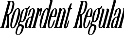 Rogardent Regular font | Rogardent-Slant.ttf