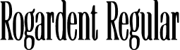 Rogardent Regular font | Rogardent.otf