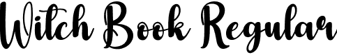 Witch Book Regular font | Witch-Book.otf