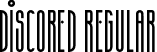 Discored Regular font | Discored.otf