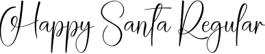 Happy Santa Regular font | Happy-Santa.otf