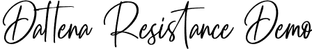 Dattena Resistance Demo font | DatenaResistance-Regular.otf