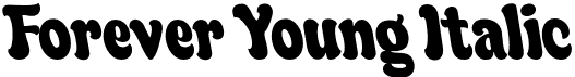Forever Young Italic font | Forever Young italic.otf