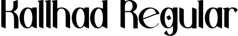 Kallhad Regular font | Kallhad (1).otf