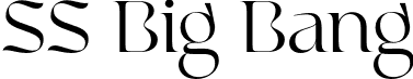 SS Big Bang font | ssbigbang.otf