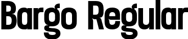 Bargo Regular font | Bargo Regular.ttf