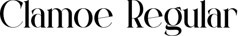 Clamoe Regular font | Clamoe-Regular.otf