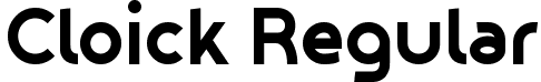 Cloick Regular font | cloick.otf