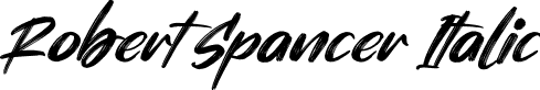 Robert Spancer Italic font | Robert Spencer Italic.otf