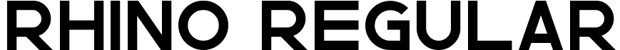 Rhino Regular font | Rhino-PersonalUse.ttf