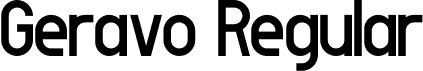 Geravo Regular font | Geravo.otf