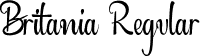 Britania Regular font | Britania.ttf