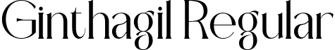 Ginthagil Regular font | Ginthagil.otf