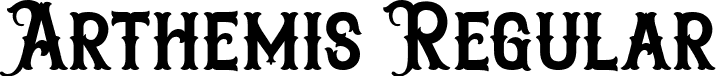 Arthemis Regular font | arthemis-mla22.ttf