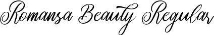 Romansa Beauty Regular font | Romansa Beauty.otf