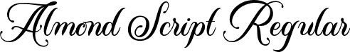 Almond Script Regular font | almond-script.otf