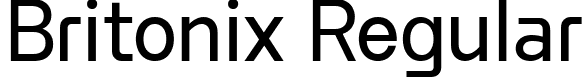 Britonix Regular font | Byotone-Regular.ttf