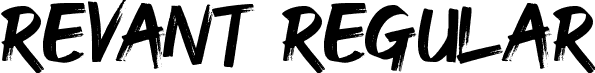 REVANT Regular font | REVANT.ttf