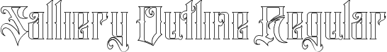 Salliery Outline Regular font | Salliery-Outline.ttf