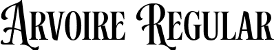 Arvoire Regular font | arvoireregular-r9vza.otf