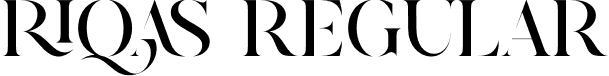 RIQAS Regular font | Riqas.otf