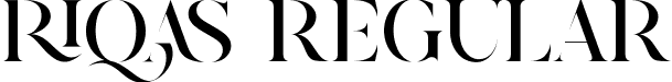 RIQAS Regular font | Riqas.ttf