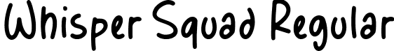 Whisper Squad Regular font | Whisper-Squad.otf