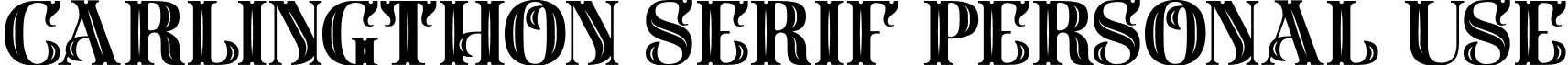 Carlingthon Serif Personal Use font | carlingthonpersonaluseserif-xrl0r.otf