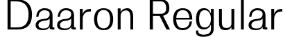 Daaron Regular font | Daaron-regular.otf