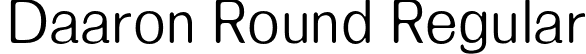 Daaron Round Regular font | Daaron-Round.otf