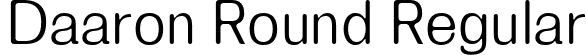 Daaron Round Regular font | Daaron-Round.ttf