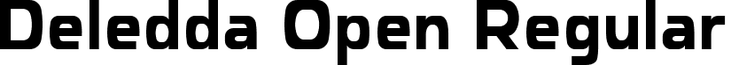 Deledda Open Regular font | Deledda-Open-Semibold.ttf