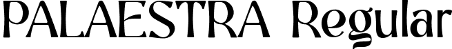 PALAESTRA Regular font | palaestra.ttf