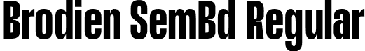 Brodien SemBd Regular font | brodien-semibold.otf