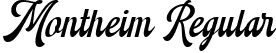 Montheim Regular font | Montheim.ttf