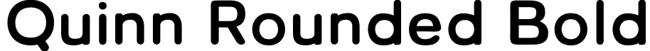 Quinn Rounded Bold font | Quinn Rounded Bold.otf