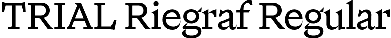 TRIAL Riegraf Regular font | TRIAL_Riegraf-Regular.otf
